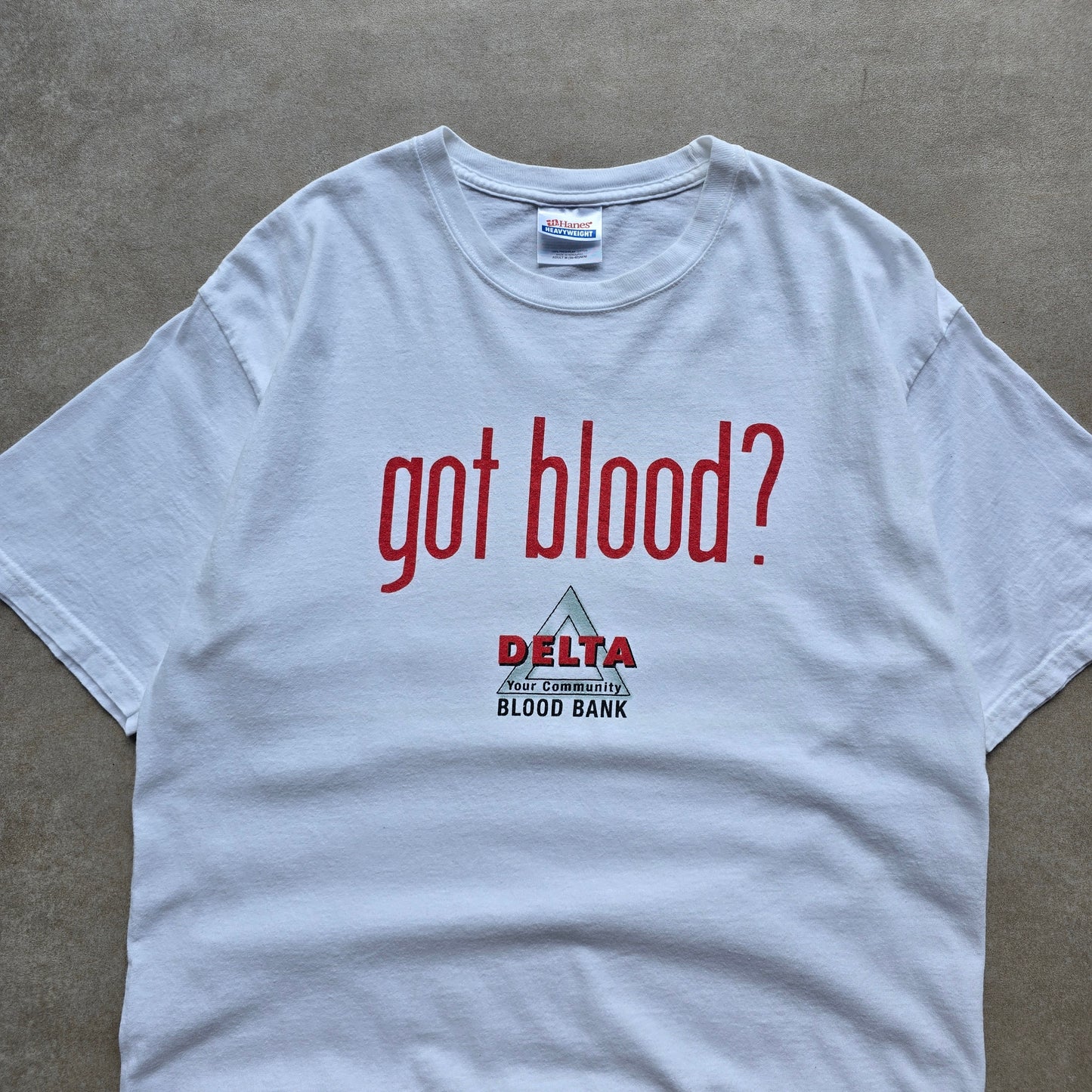 Vintage Got Blood? Delta Community Bank Tee - M