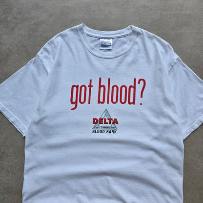 Vintage Got Blood? Delta Community Bank Tee - M