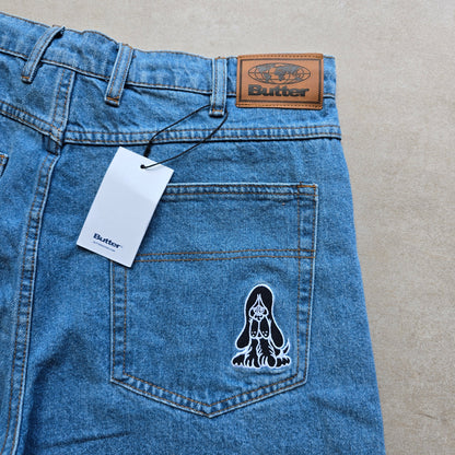 Butter Goods Hound Denim Shorts (NEW) - 32