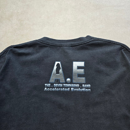Vintage The Devin Townsend Band Accelerated Evolution Long Sleeve Tee - XXL