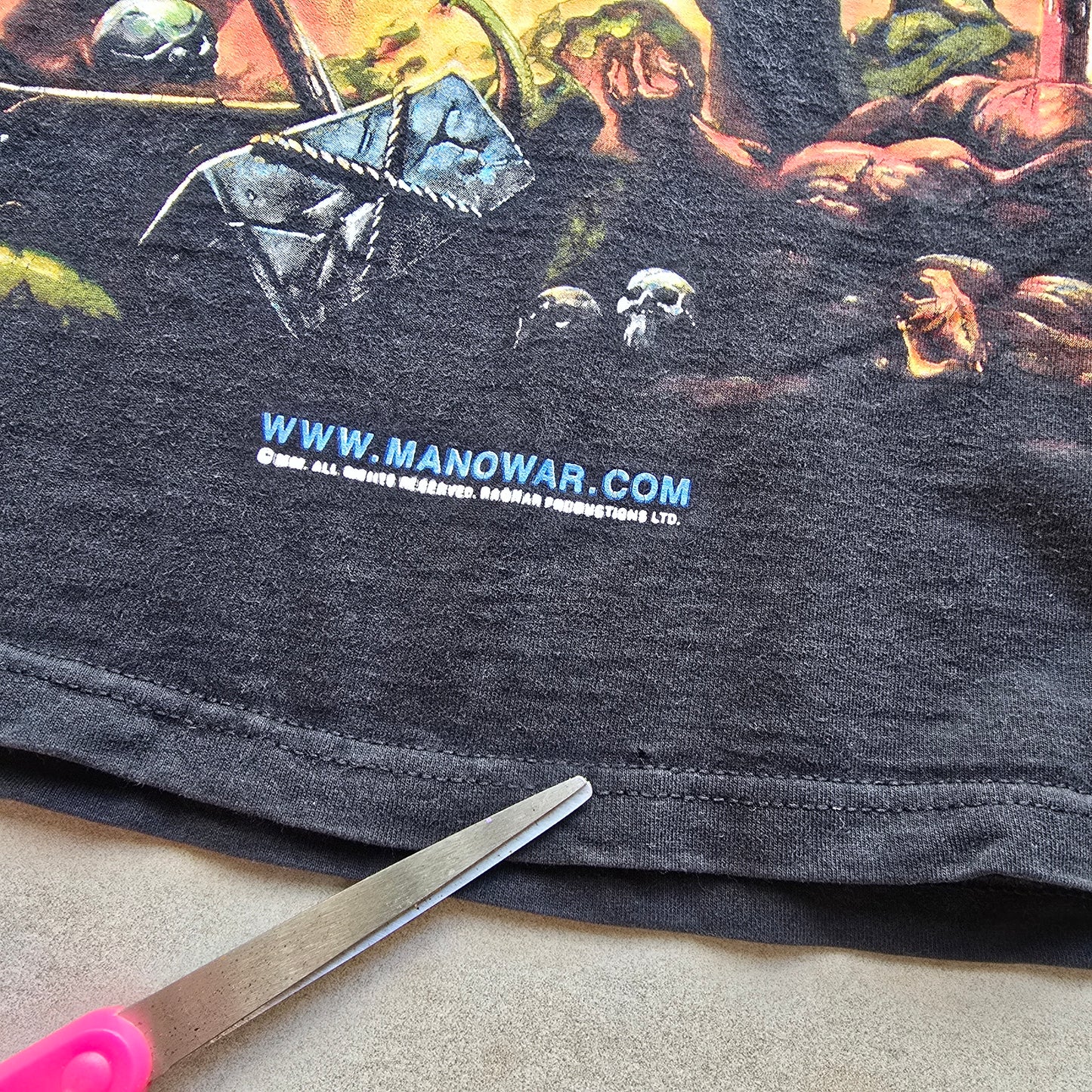 Vintage Manowar Warriors of the Word Long Sleeve Tee - XL