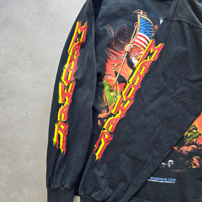 Vintage Manowar Warriors of the Word Long Sleeve Tee - XL