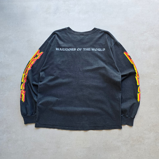 Vintage Manowar Warriors of the Word Long Sleeve Tee - XL