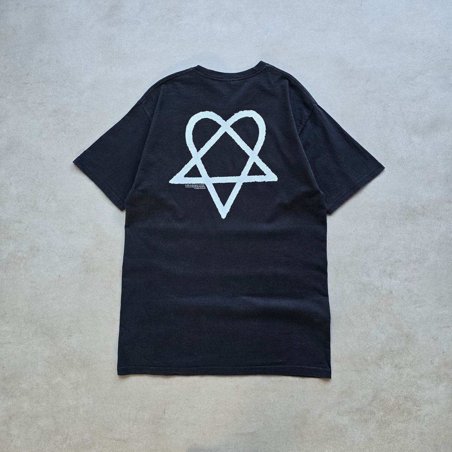 Vintage HIM Heartagram 2005 Tee - S/M