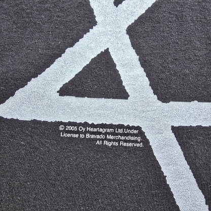 Vintage HIM Heartagram 2005 Tee - S/M