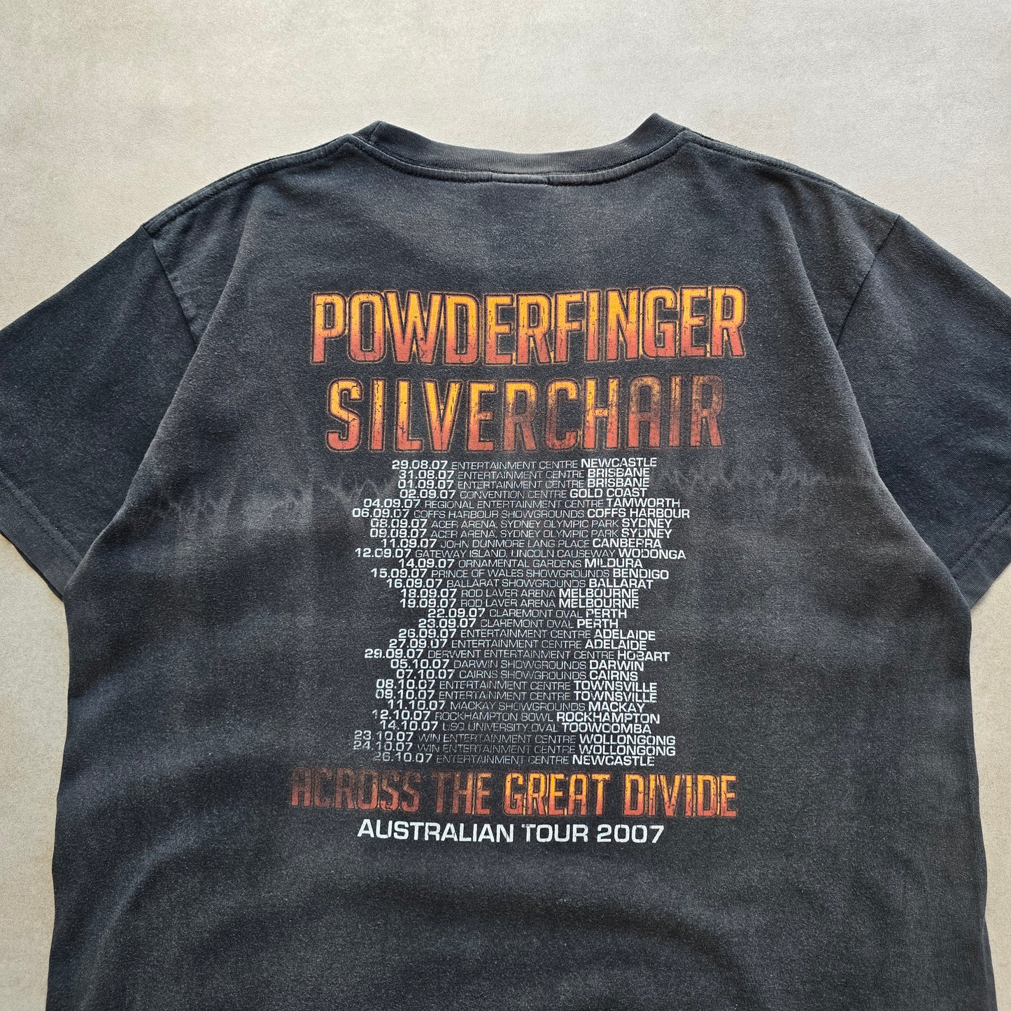 Powderfinger Silverchair 2007 Australia Tour Tee - S/M