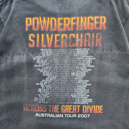 Powderfinger Silverchair 2007 Australia Tour Tee - S/M