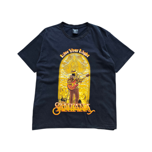 Santana Live Your Light 2008 Australia Tour Tee - S