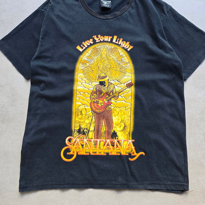 Santana Live Your Light 2008 Australia Tour Tee - S