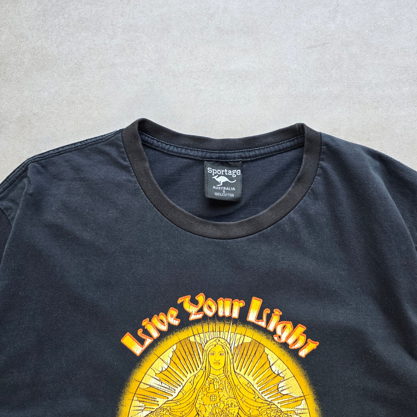 Santana Live Your Light 2008 Australia Tour Tee - S