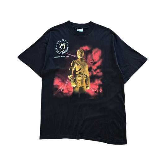 Vintage 1996 Michael Jackson King of Pop Tour Tee - L