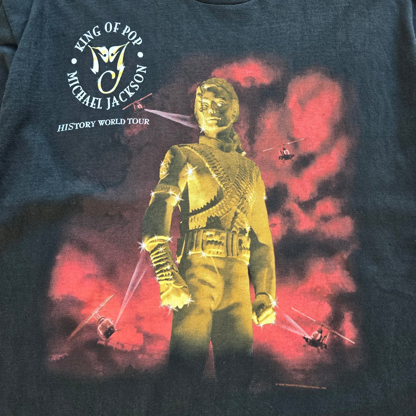 Vintage 1996 Michael Jackson King of Pop Tour Tee - L