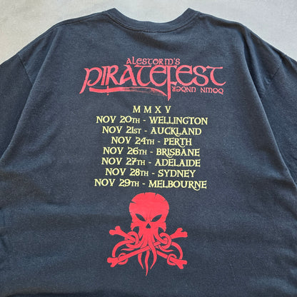 Alestorm Piratefest Down Under 2015 Tee - XL