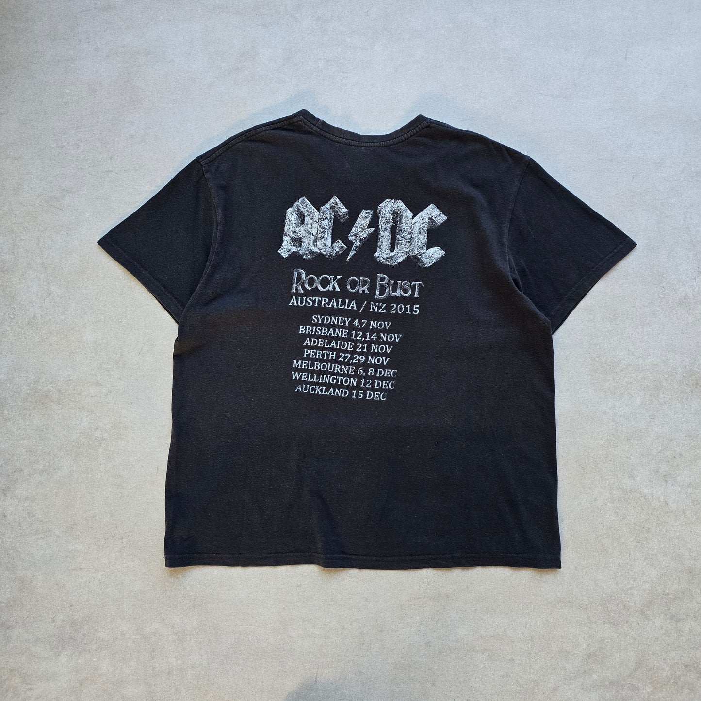 ACDC Rock or Bust 2015 Australia Tour Tee - L/XL