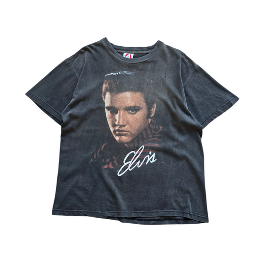 Vintage 90's Elvis Presley Faded Tee - M/L