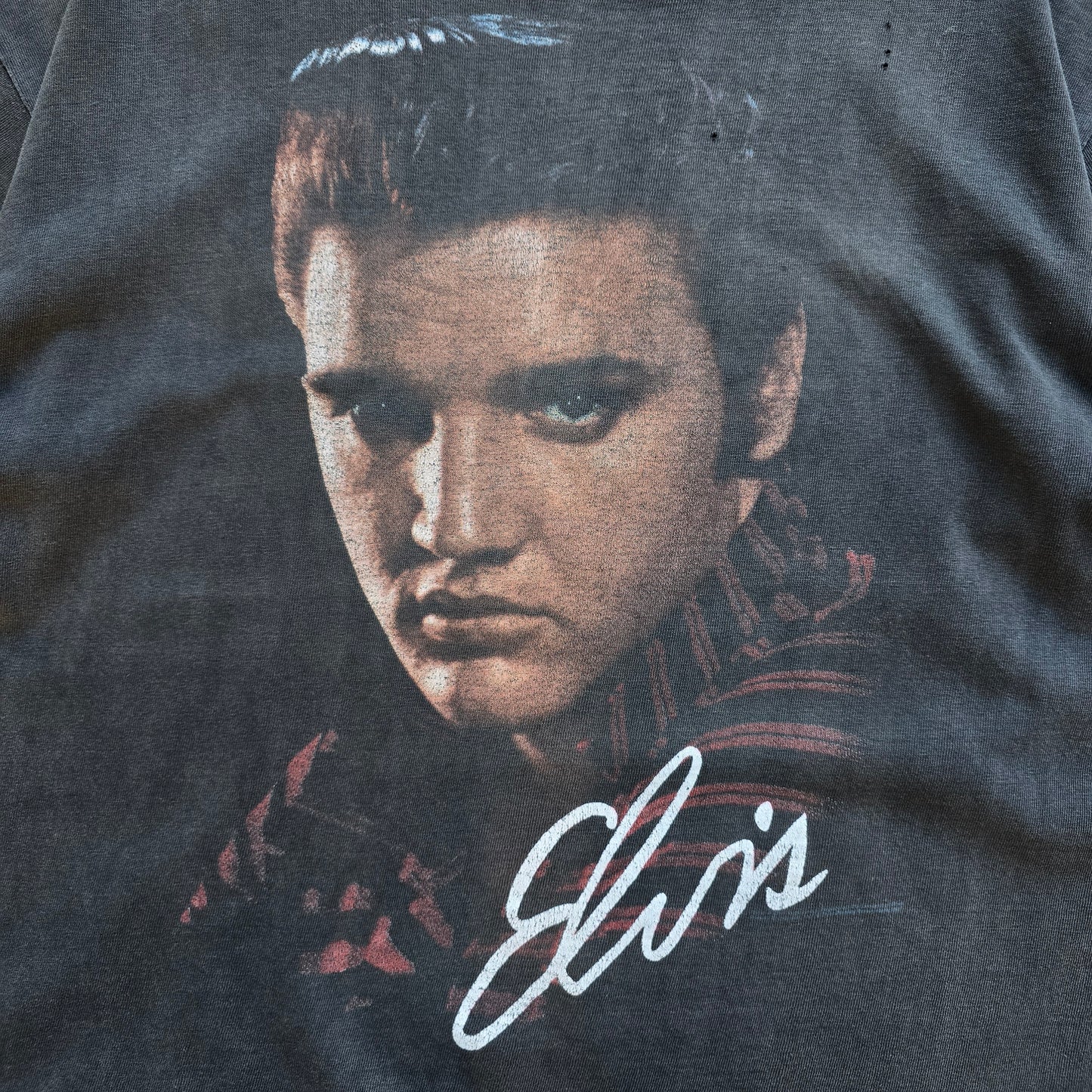 Vintage 90's Elvis Presley Faded Tee - M/L