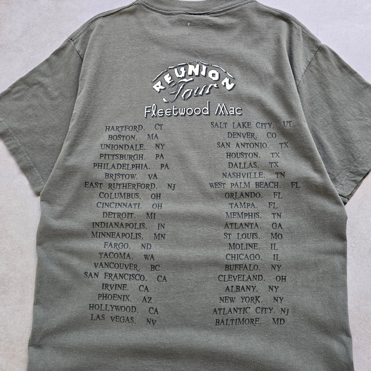 Vintage 1997 Fleetwood Mac Reunion Tour Tee - M/L