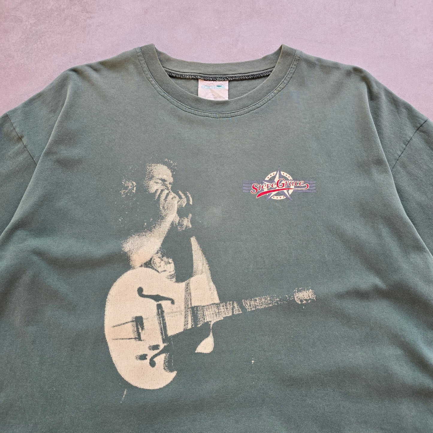 Vintage 1993 Steve Grace Liberty Road Tour Tee - L