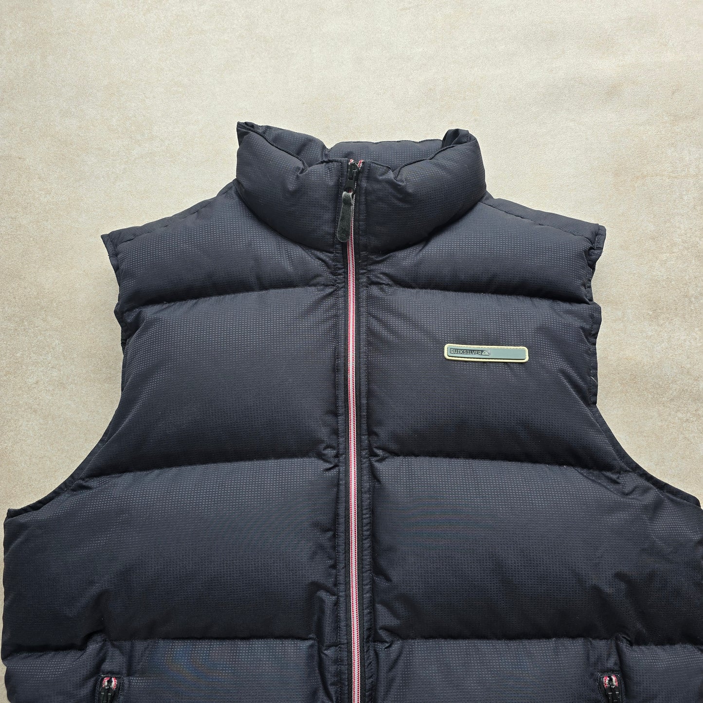 Vintage 2000's Quiksilver Puffer Vest Gilet - L