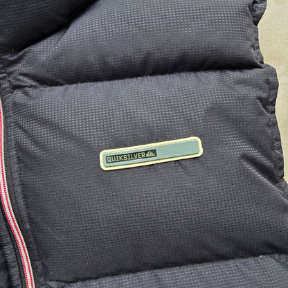 Vintage 2000's Quiksilver Puffer Vest Gilet - L
