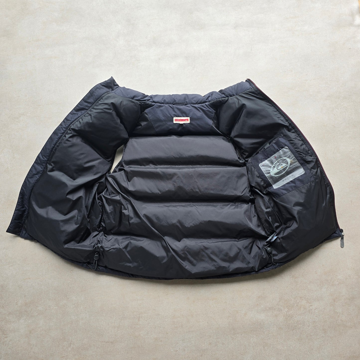 Vintage 2000's Quiksilver Puffer Vest Gilet - L