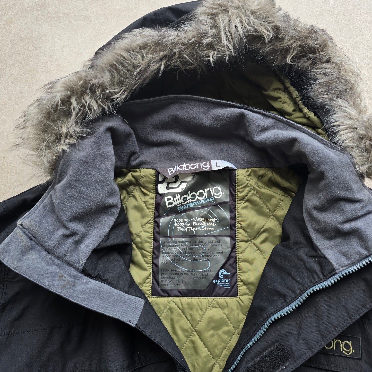 Vintage 2000's Billabong Explorer Waterproof Jacket - L