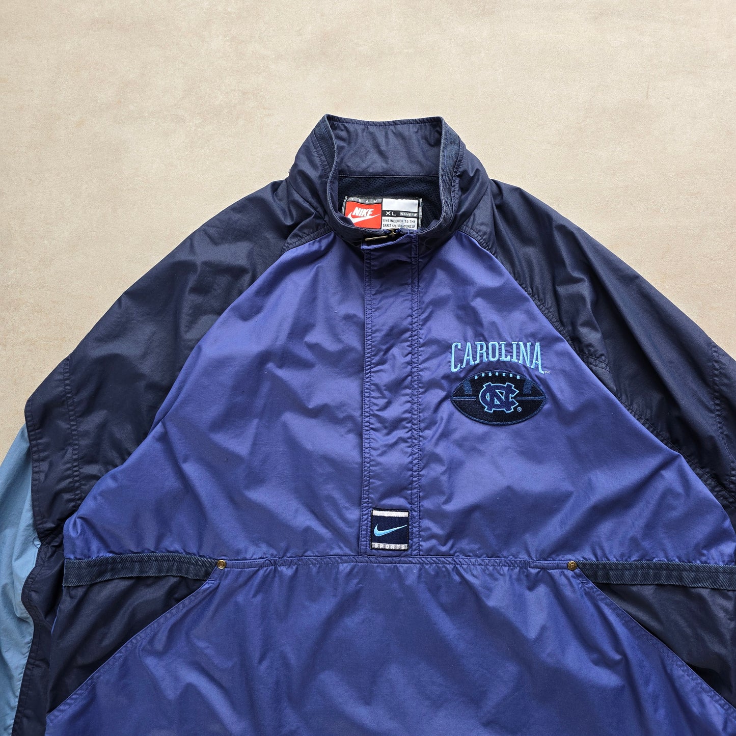 Vintage 90's Nike North Carolina Windbreaker Jacket - XL