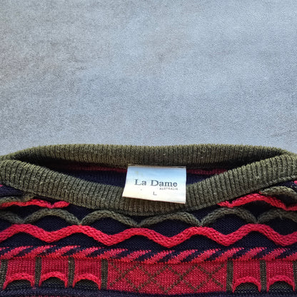 Vintage La Dame Australia Knit Sweater - L