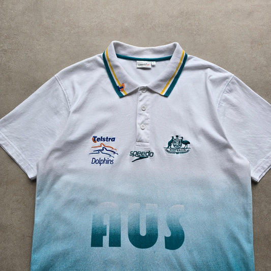 Vintage Dolphins Australia Swimming Team Polo Shirt - S/M