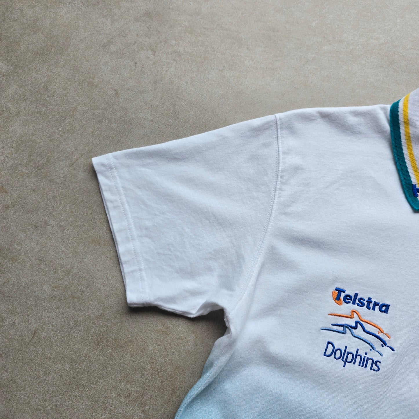 Vintage Dolphins Australia Swimming Team Polo Shirt - S/M