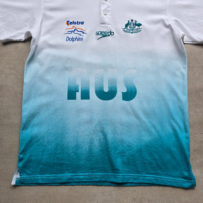 Vintage Dolphins Australia Swimming Team Polo Shirt - S/M
