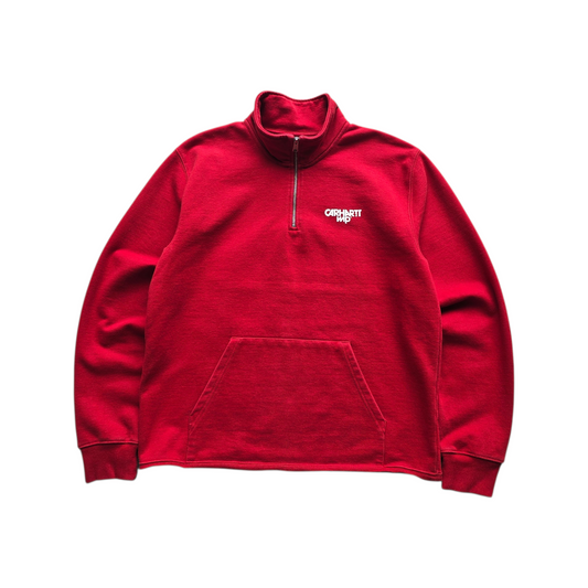Carhartt WIP 1/4 Zip Sweatshirt - M