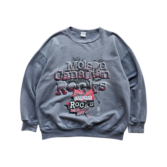 Vintage Molson Canadian Rocks Sweatshirt - L