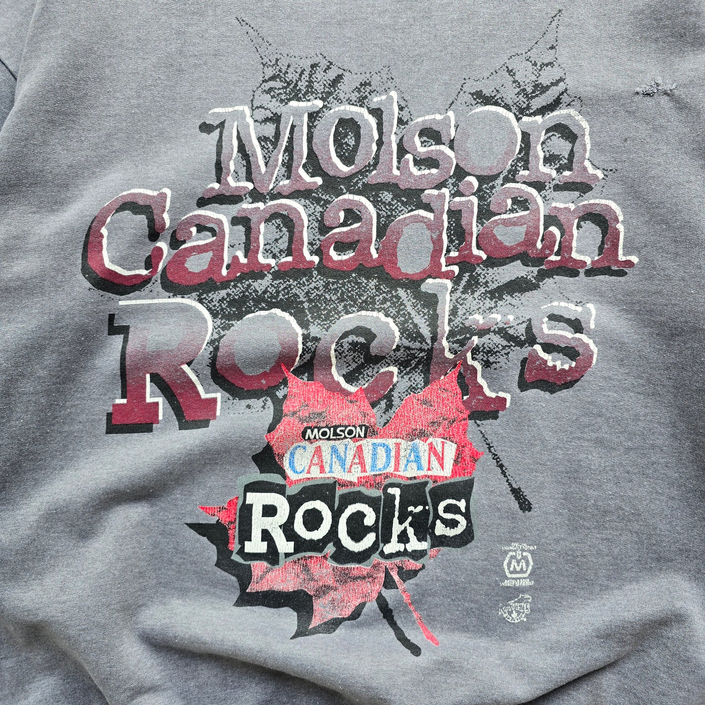 Vintage Molson Canadian Rocks Sweatshirt - L