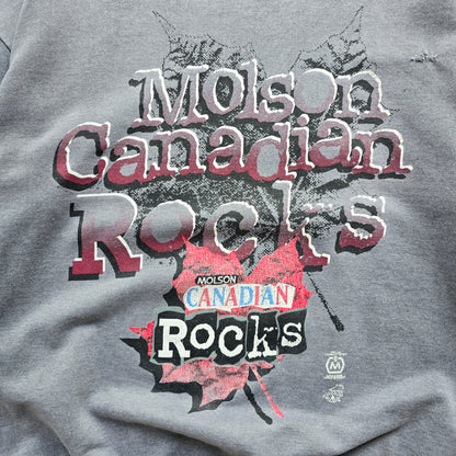 Vintage Molson Canadian Rocks Sweatshirt - L