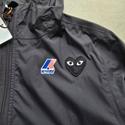 Comme Des Garcons Play x K-Way Full Zip Jacket - XS