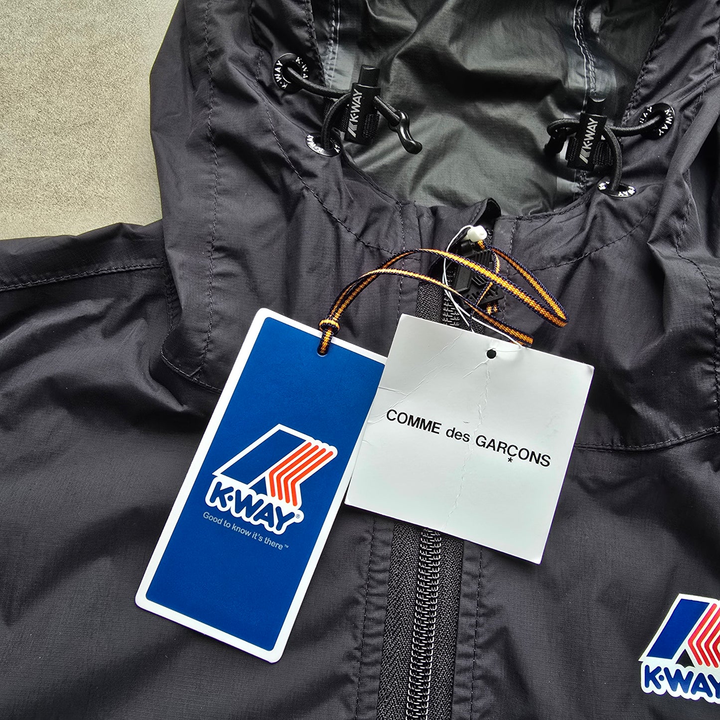 Comme Des Garcons Play x K-Way Full Zip Jacket - XS
