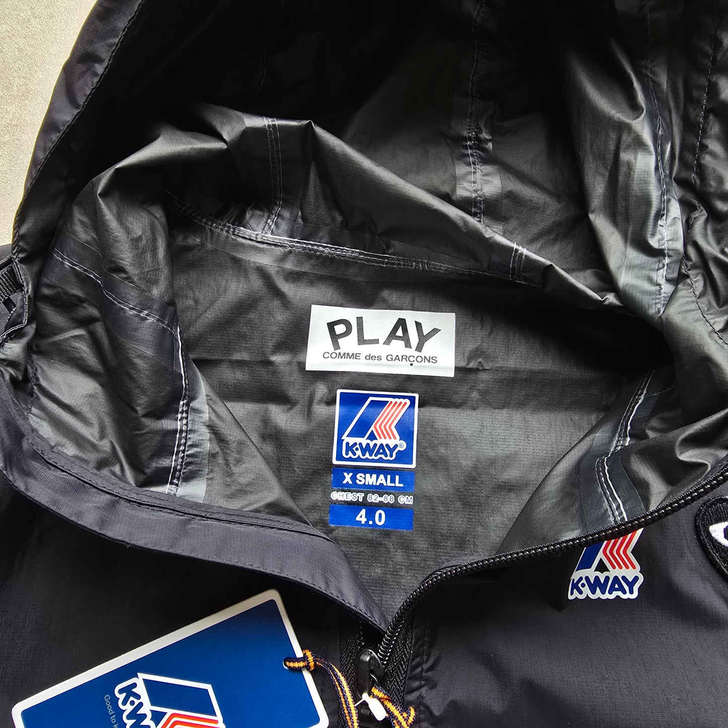 Comme Des Garcons Play x K-Way Full Zip Jacket - XS