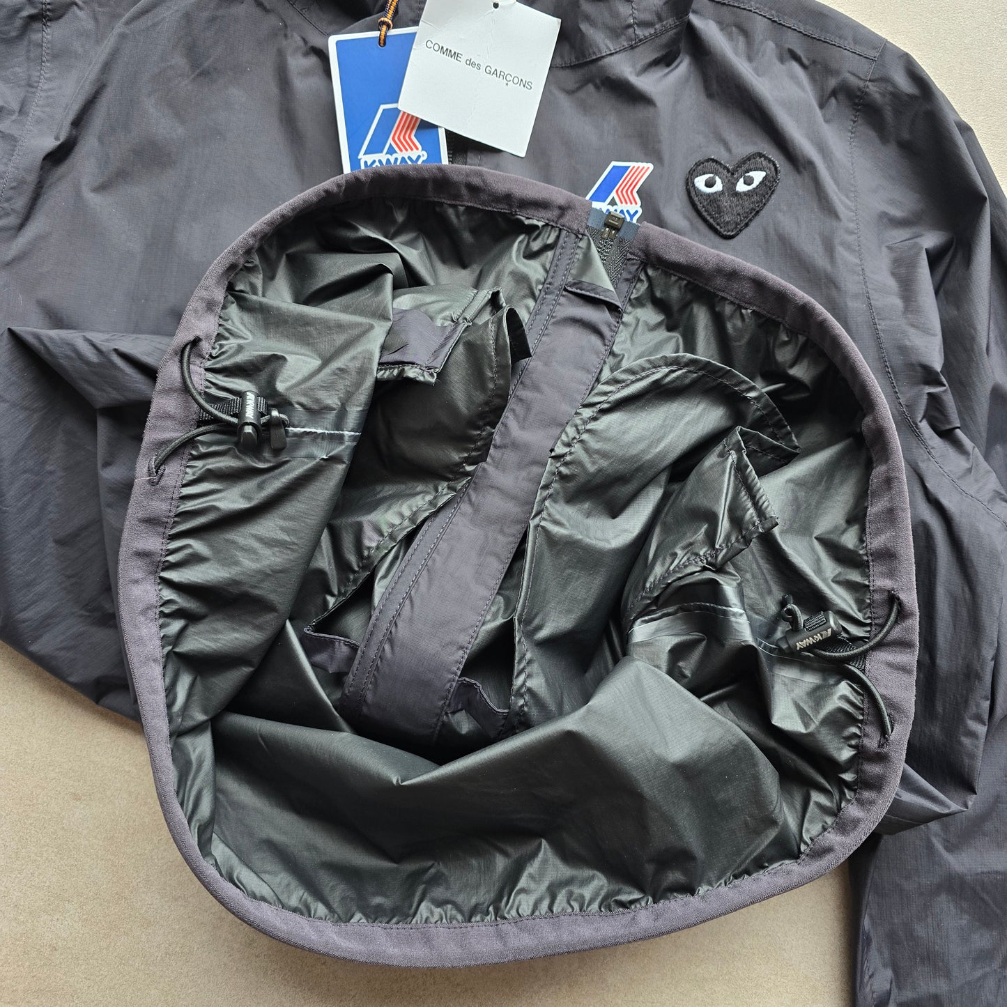 Comme Des Garcons Play x K-Way Full Zip Jacket - XS