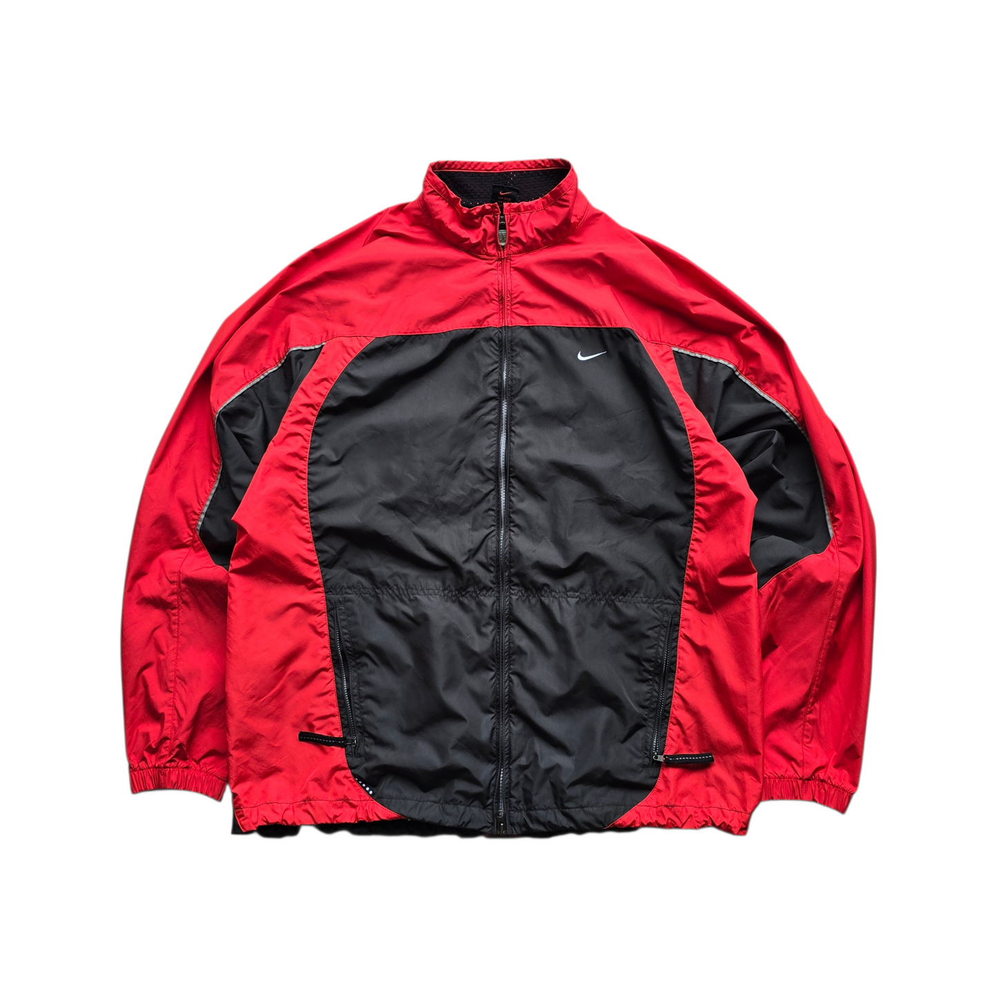 Vintage 90's Nike Embroidered Swoosh Windbreaker Jacket - L/XL