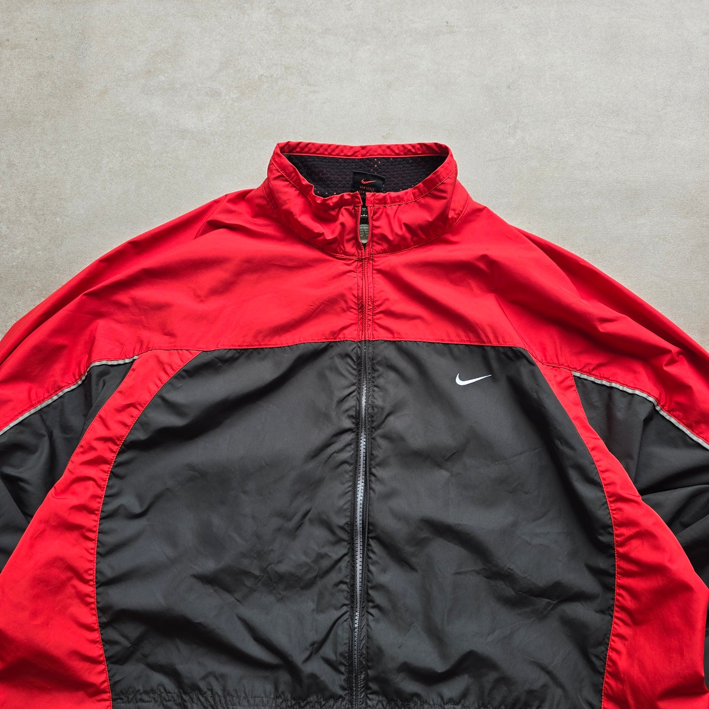 Vintage 90's Nike Embroidered Swoosh Windbreaker Jacket - L/XL