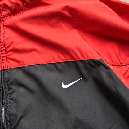 Vintage 90's Nike Embroidered Swoosh Windbreaker Jacket - L/XL