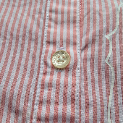 A Bathing Ape Striped Long Sleeve Button Up Shirt -XS