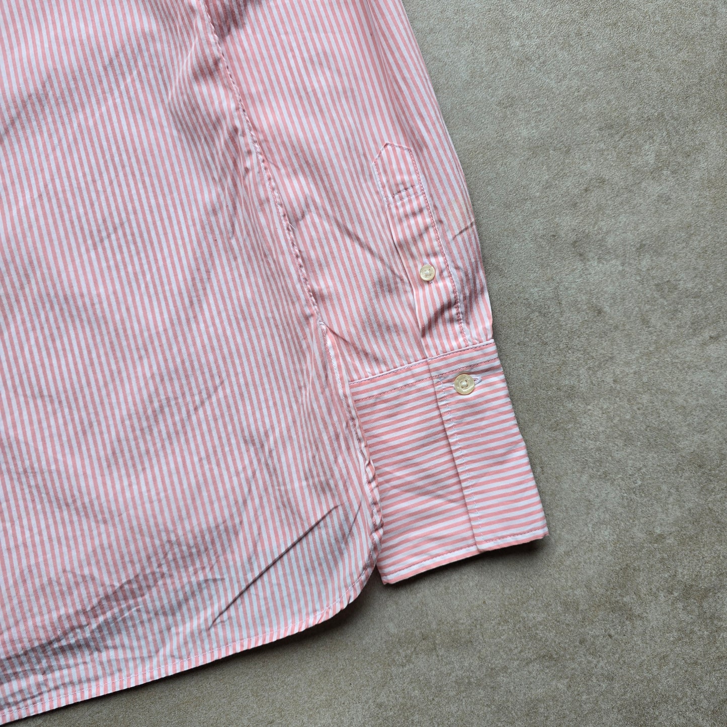 A Bathing Ape Striped Long Sleeve Button Up Shirt -XS