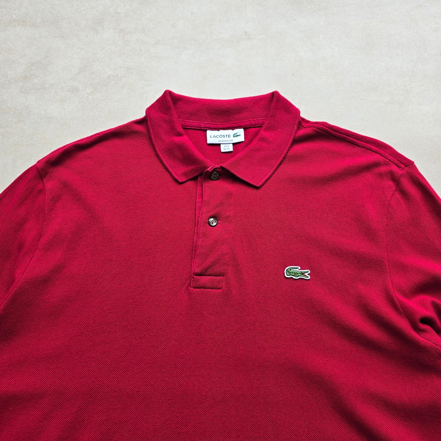 Lacoste Long Sleeve Polo Shirt - L