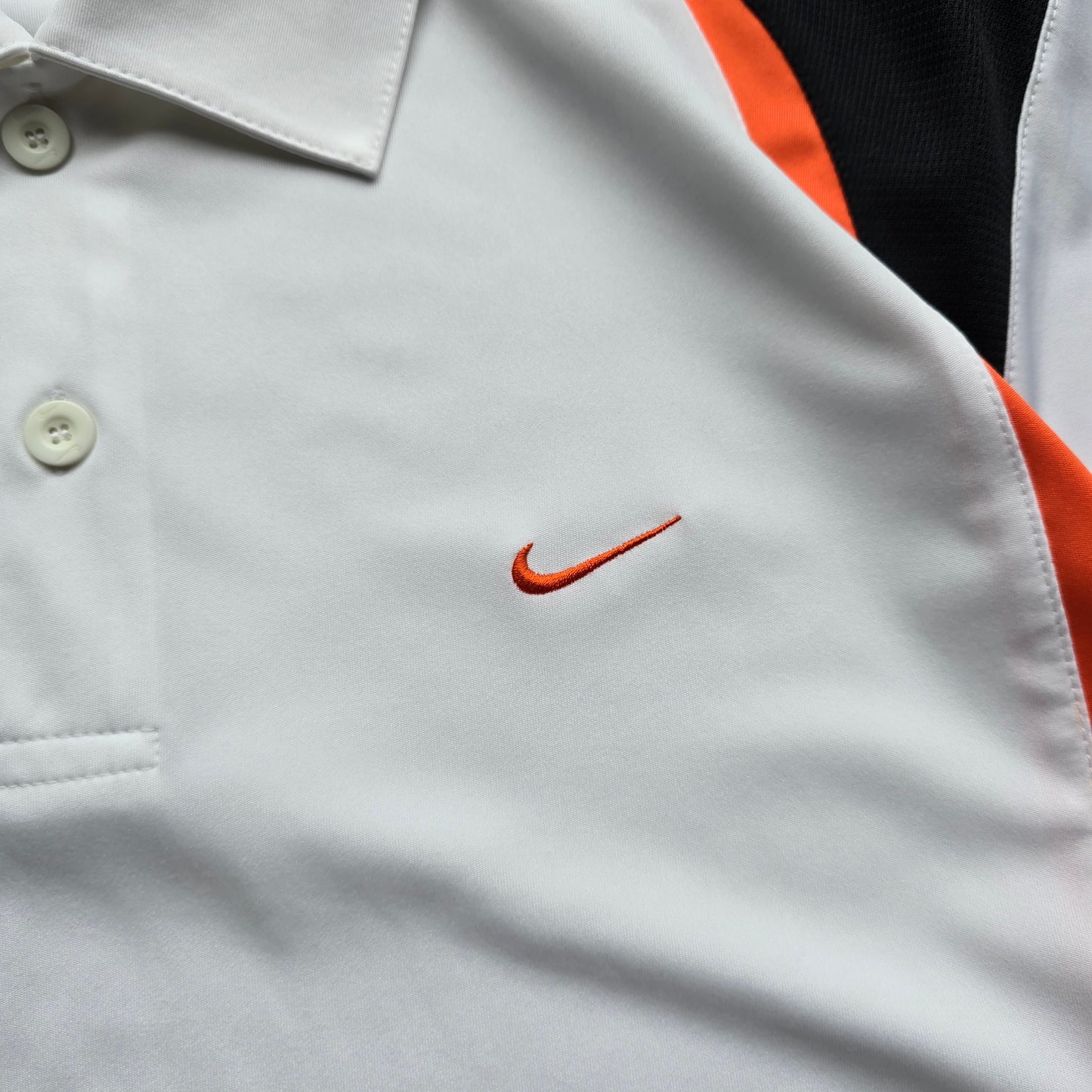 Vintage Nike Dri-Fit Embroidered Swoosh Polo Shirt - M