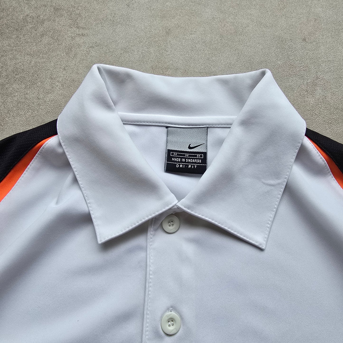 Vintage Nike Dri-Fit Embroidered Swoosh Polo Shirt - M