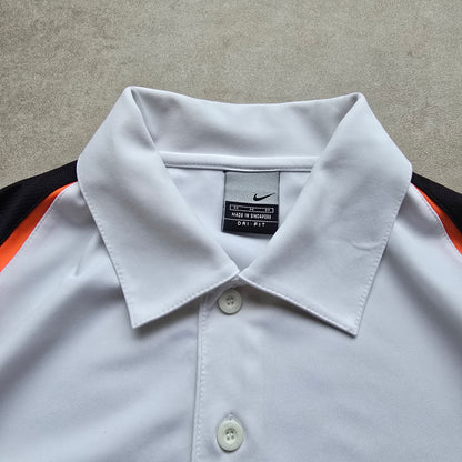 Vintage Nike Dri-Fit Embroidered Swoosh Polo Shirt - M