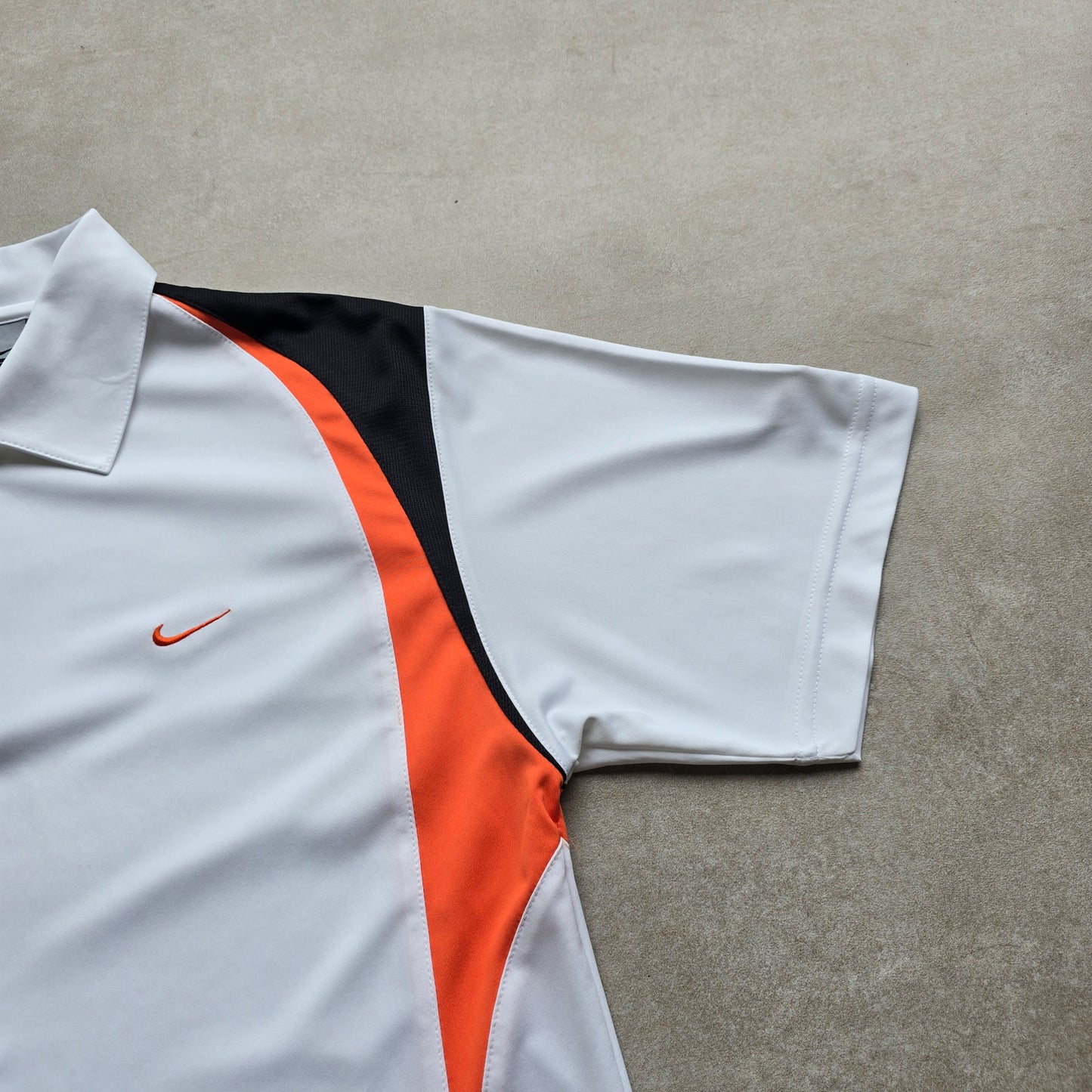 Vintage Nike Dri-Fit Embroidered Swoosh Polo Shirt - M