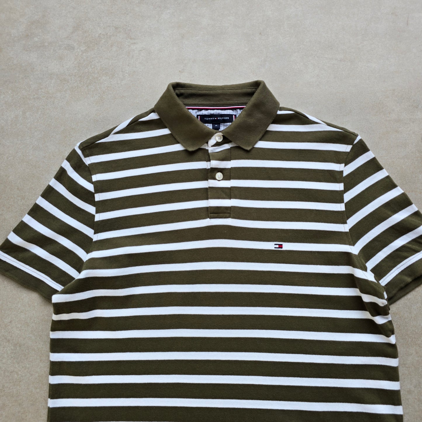 Tommy Hilfiger Striped Polo Shirt - S/M